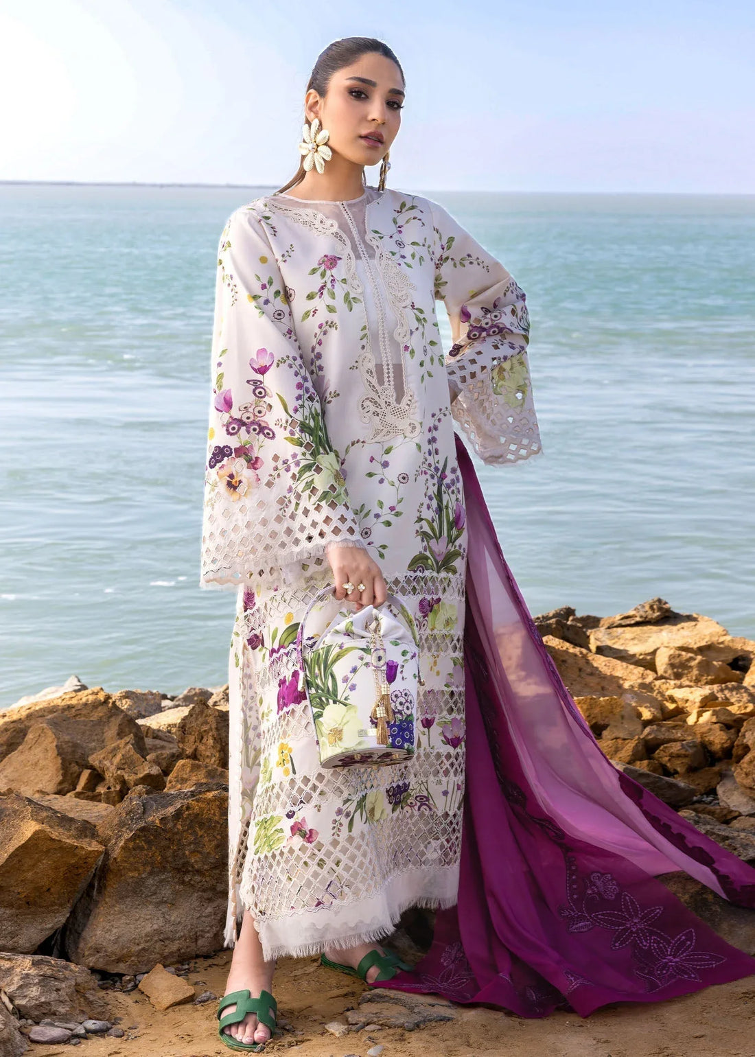 Crimson | Floe by Crimson | Bloom Bold - D4 A - Rang-e-Khaas