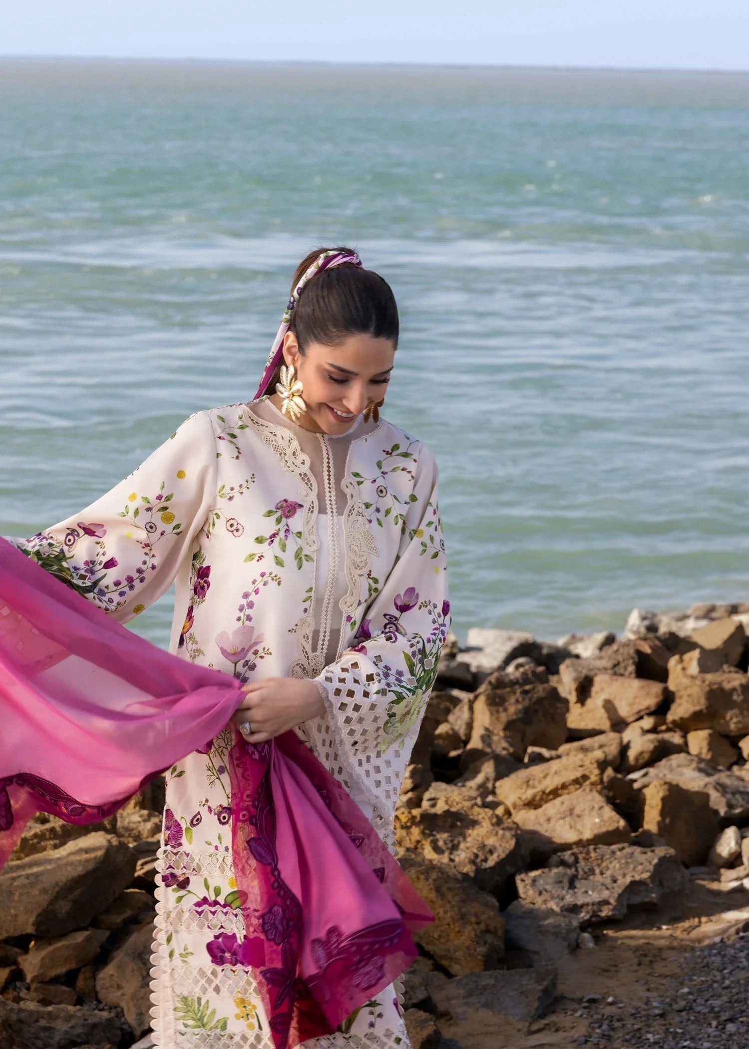 Crimson | Floe by Crimson | Bloom Bold - D4 A - Rang-e-Khaas