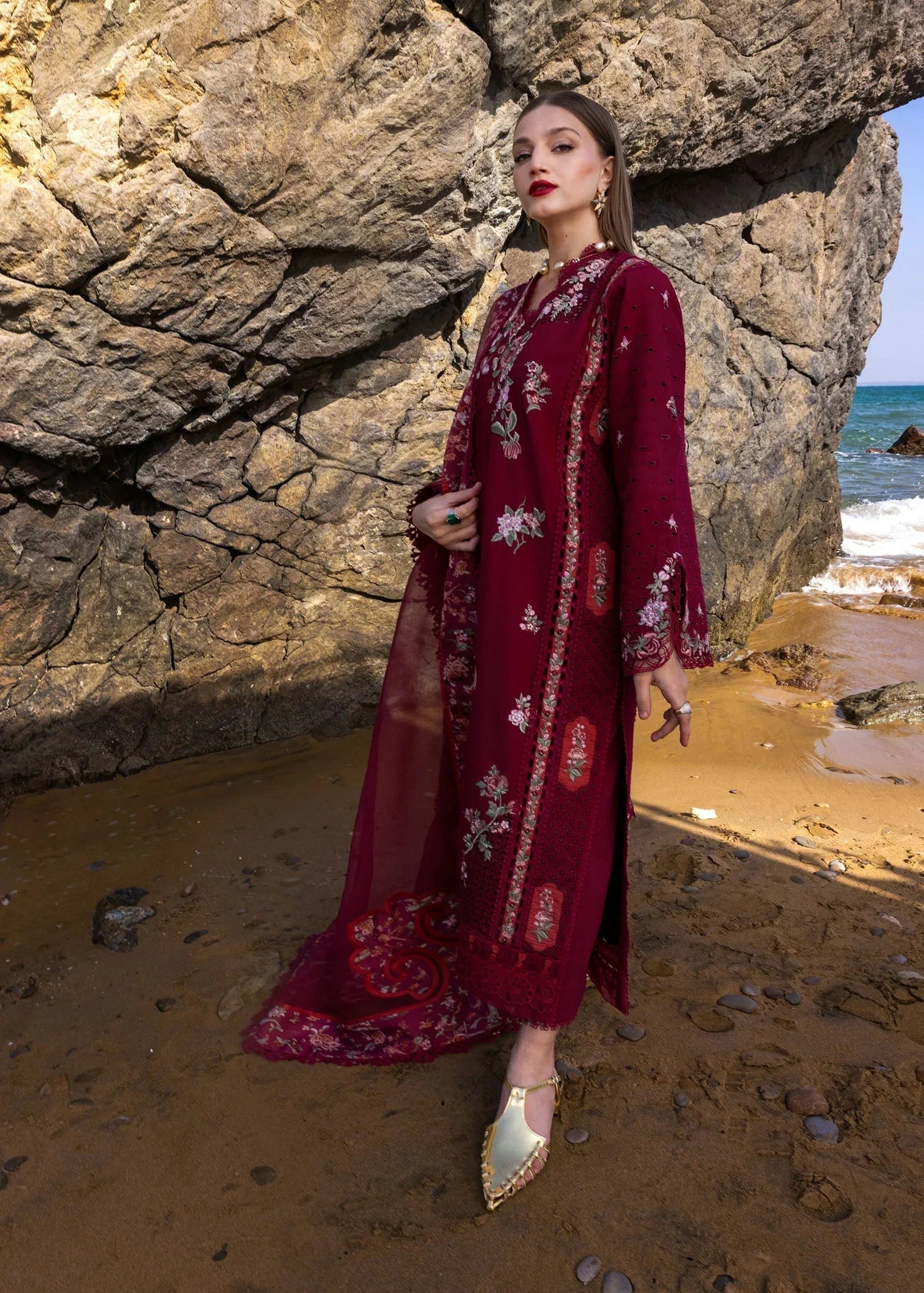 Crimson | Floe by Crimson | Parsi Threads - D5 B - Rang-e-Khaas
