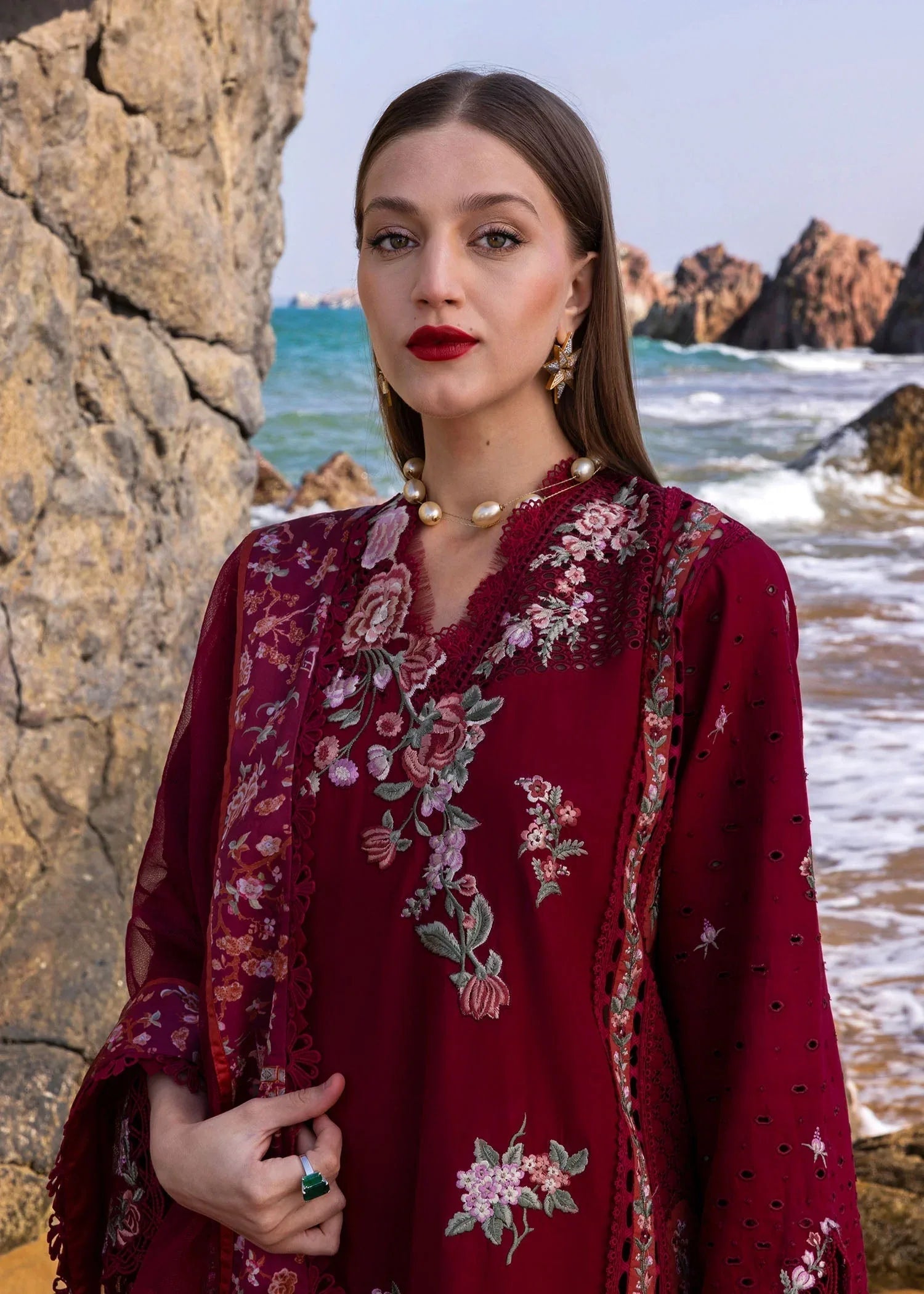 Crimson | Floe by Crimson | Parsi Threads - D5 B - Rang-e-Khaas