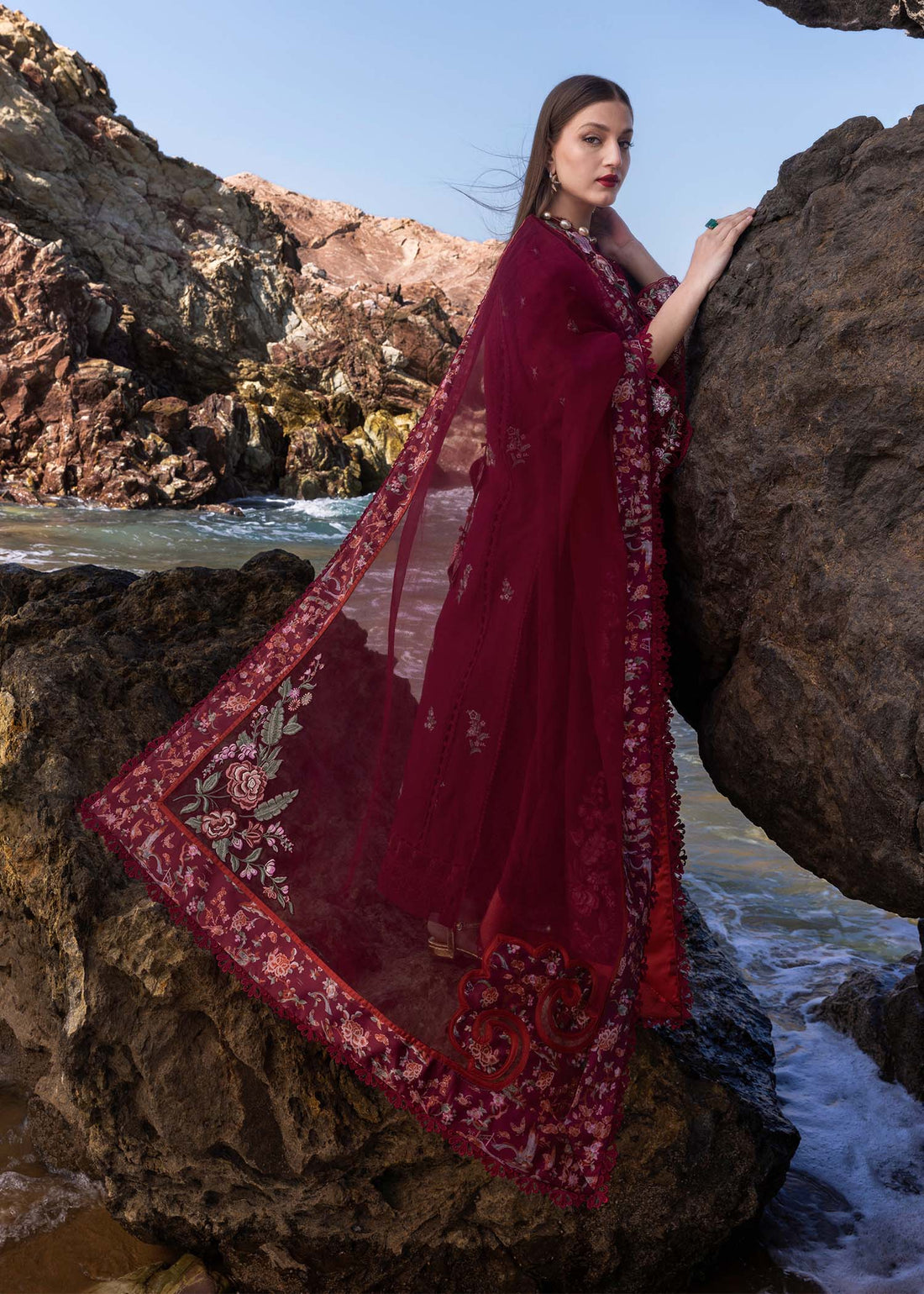 Crimson | Floe by Crimson | Parsi Threads - D5 B - Rang-e-Khaas