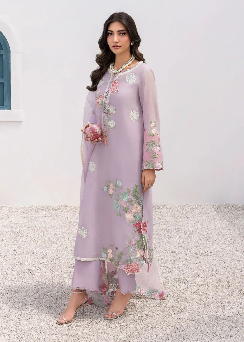 Saira Shakira | Rosea Casual Pret 25 | Irisé - Rang-e-Khaas