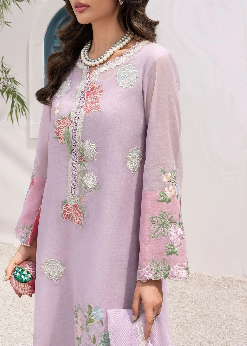 Saira Shakira | Rosea Casual Pret 25 | Irisé - Rang-e-Khaas