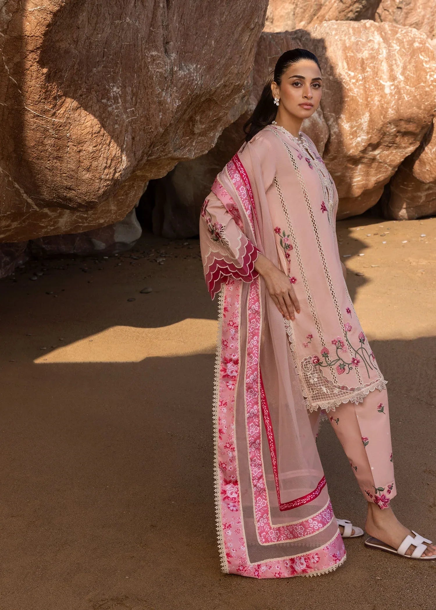 Crimson | Floe by Crimson | Floral Crush - D6 B - Rang-e-Khaas