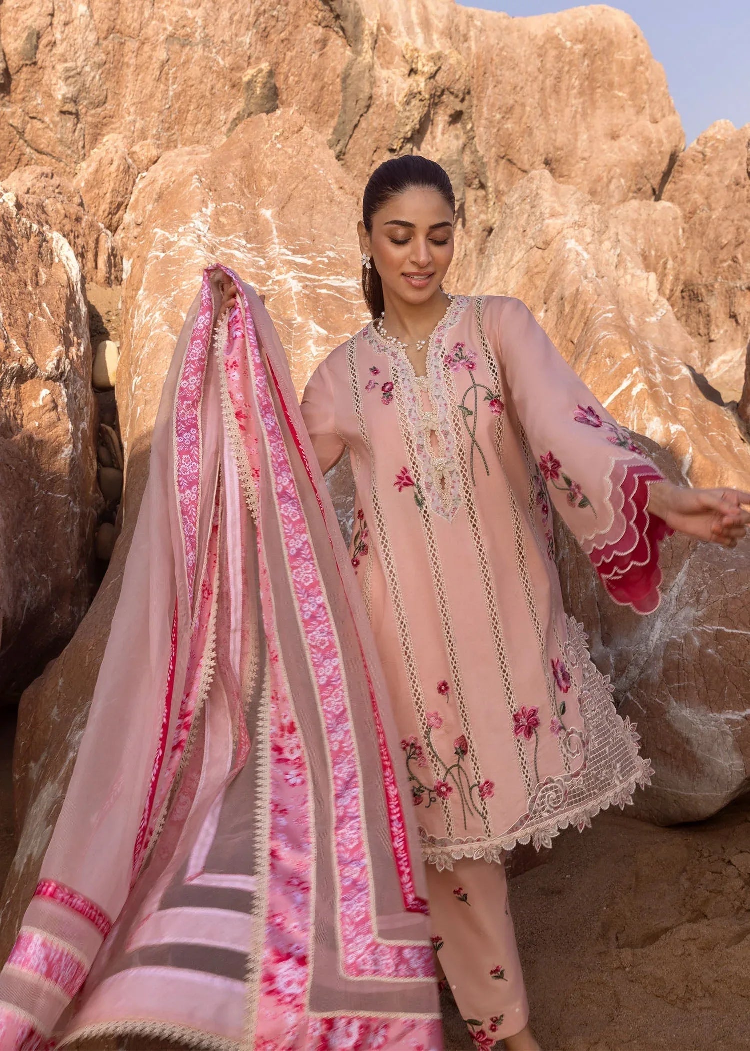 Crimson | Floe by Crimson | Floral Crush - D6 B - Rang-e-Khaas