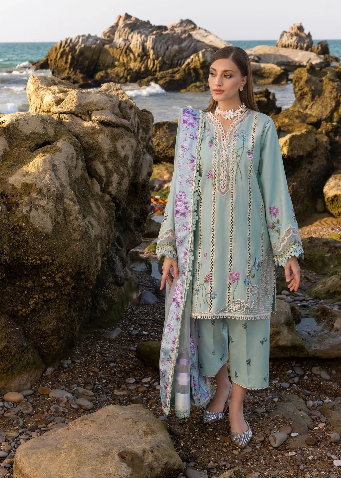 Crimson | Floe by Crimson | Floral Crush - D6 A - Rang-e-Khaas