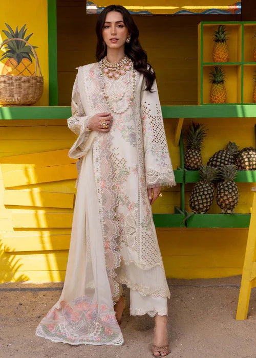 Saira Shakira | Luxury Lawn 25 | DAHLIA-A - Rang-e-Khaas
