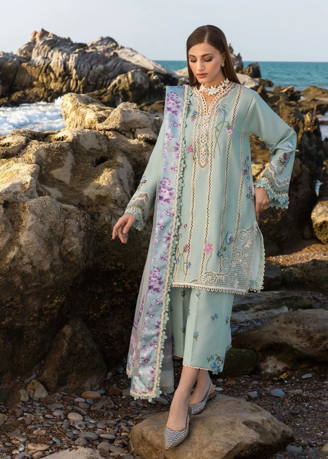 Crimson | Floe by Crimson | Floral Crush - D6 A - Rang-e-Khaas