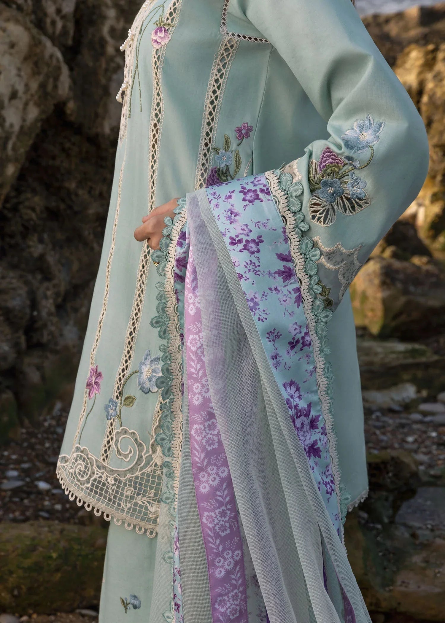 Crimson | Floe by Crimson | Floral Crush - D6 A - Rang-e-Khaas