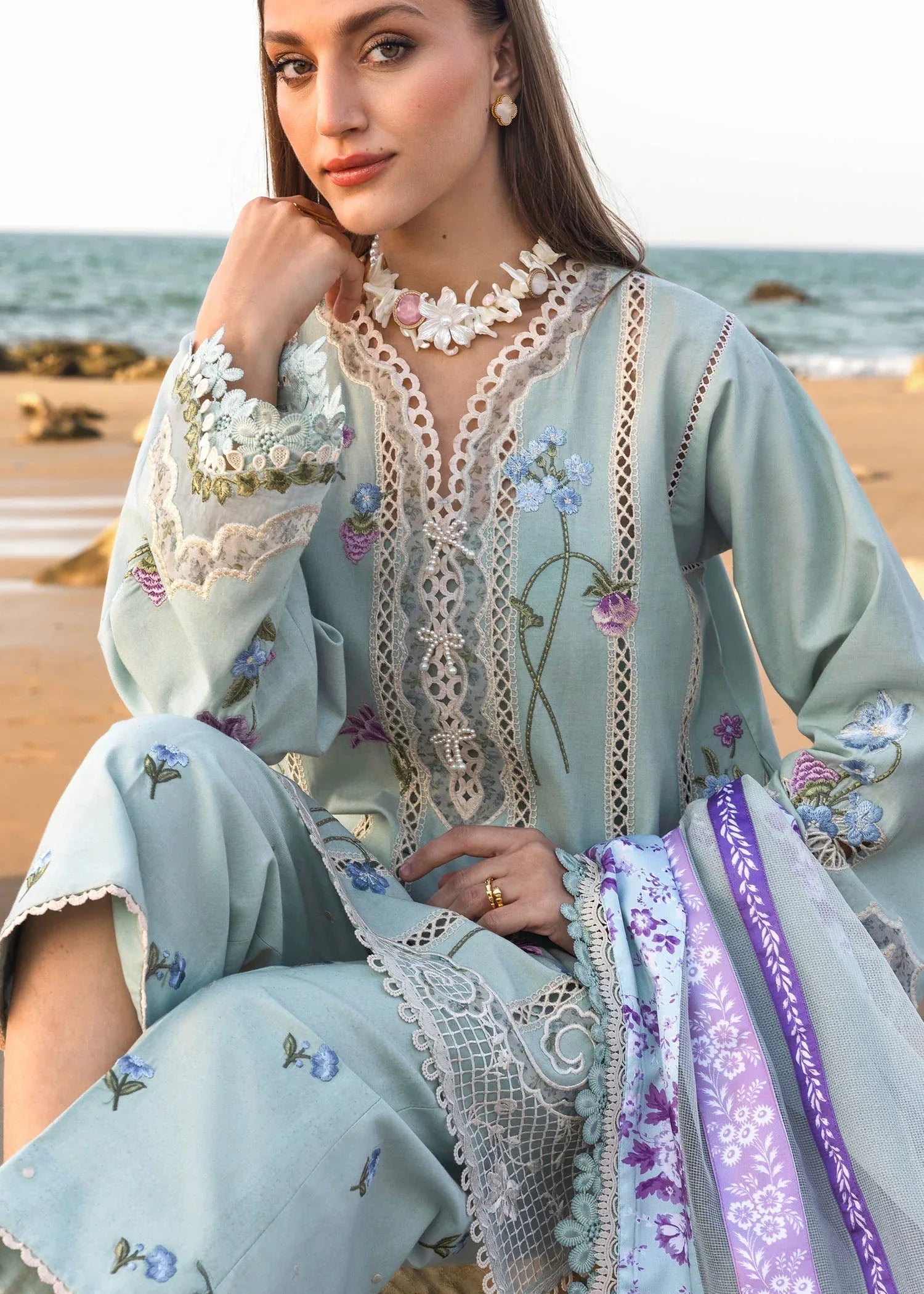 Crimson | Floe by Crimson | Floral Crush - D6 A - Rang-e-Khaas