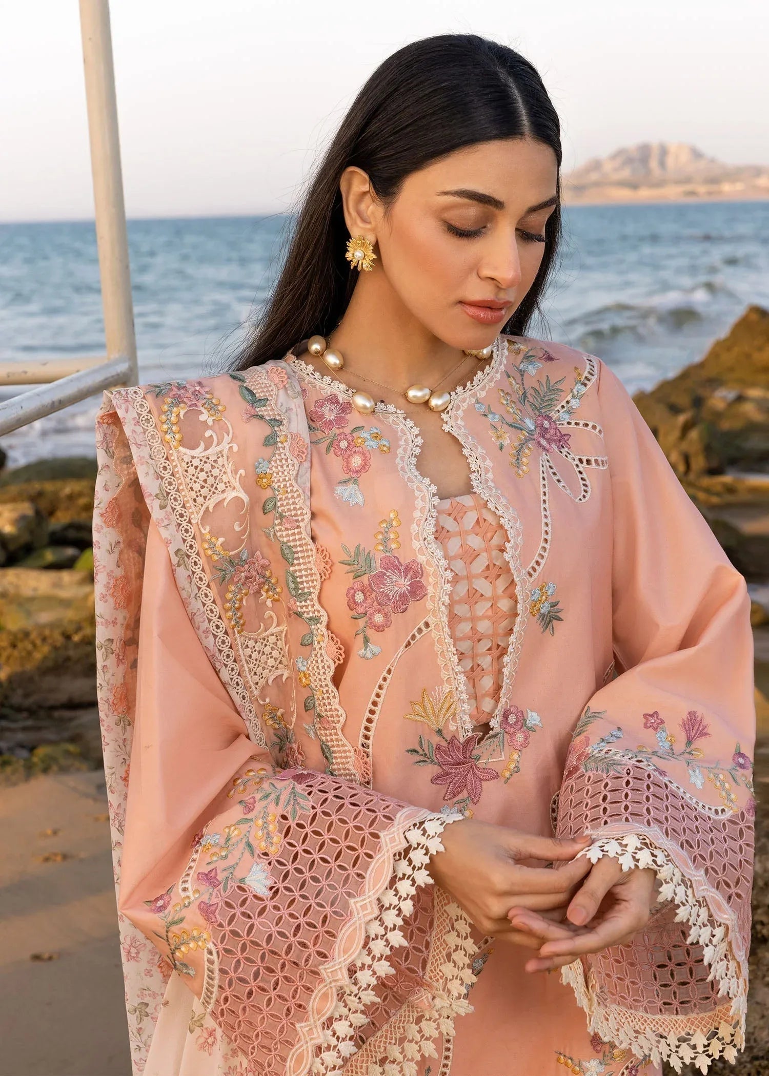 Crimson | Floe by Crimson | Twirls And Ties - D8 A - Rang-e-Khaas