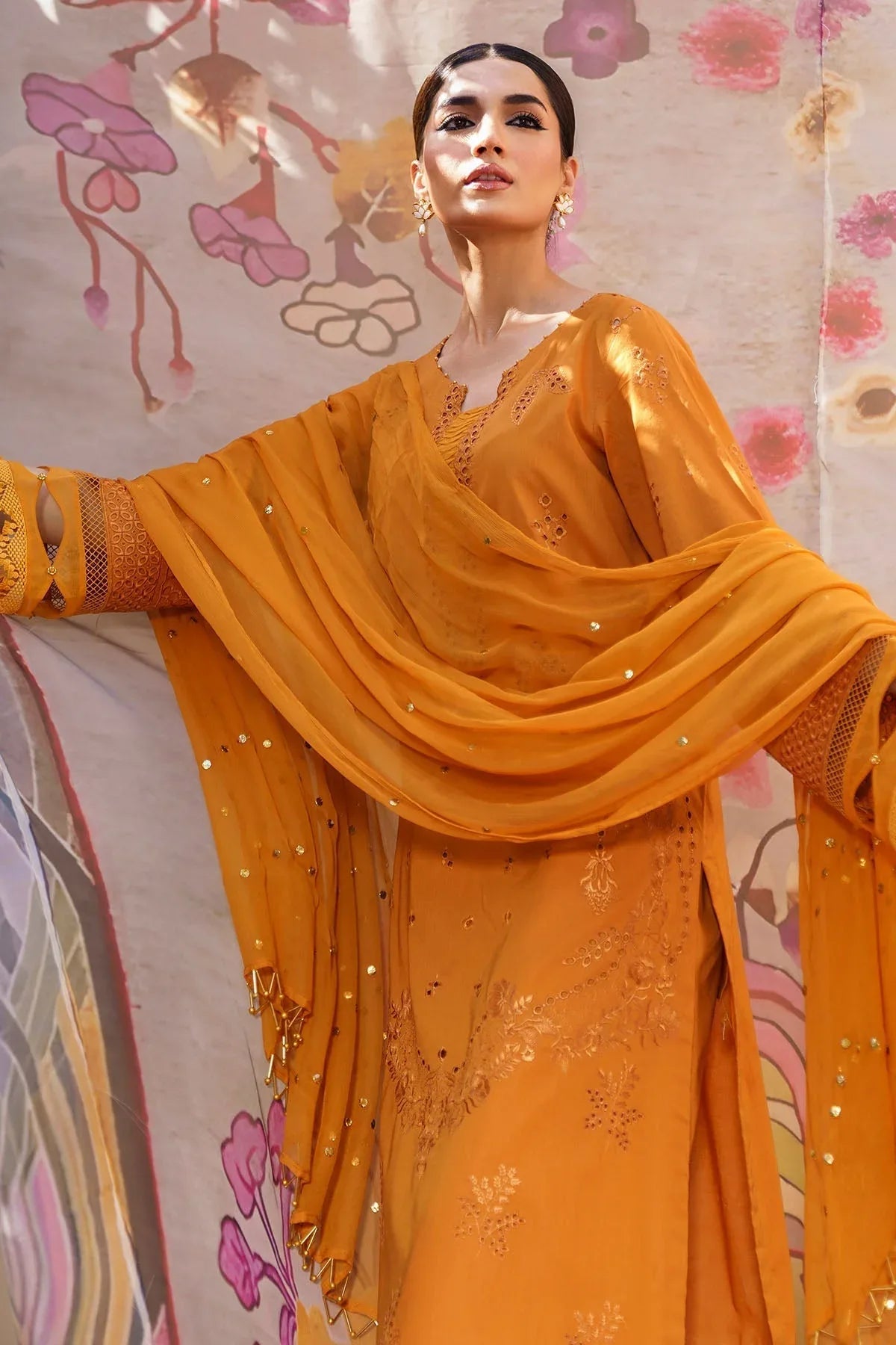 Nureh | Bazaar Lawn | NS-138 - Rang-e-Khaas