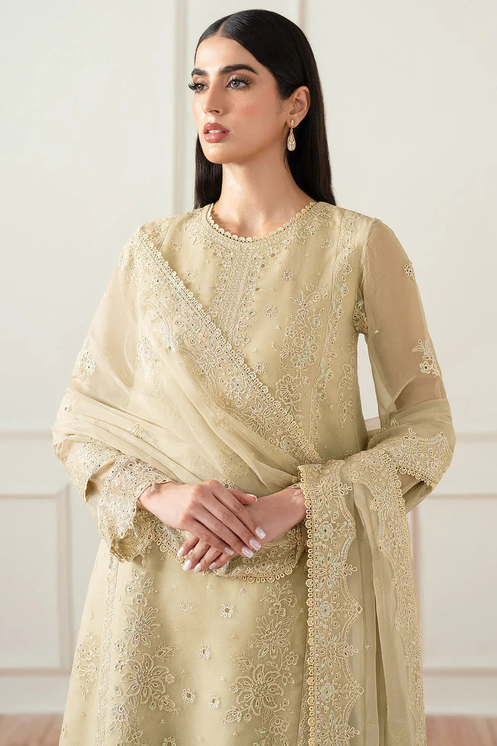 Farasha | Essence Formals 25 | Beige Dusk - Rang-e-Khaas