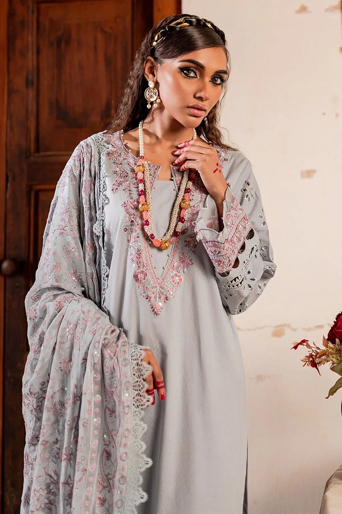 Nureh | Lawn Jacquard | NS-79 - Rang-e-Khaas