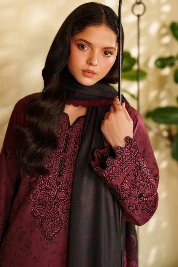 Farasha | Meline Premium Viscose 25 | Sable Bloom - Rang-e-Khaas