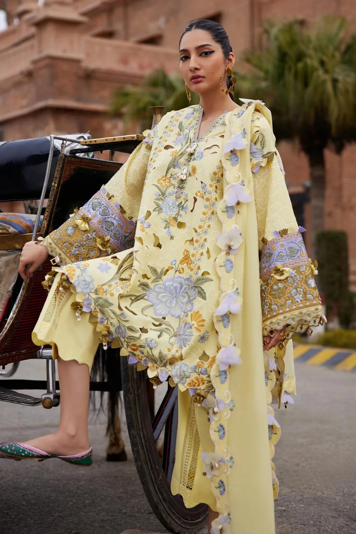 Elan | Luxury Lawn 25 | AMARA (EL25-09 A) - Rang-e-Khaas