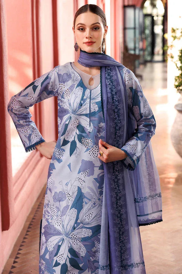 Farasha | Printed Essentials | Blue Passion - Rang-e-Khaas