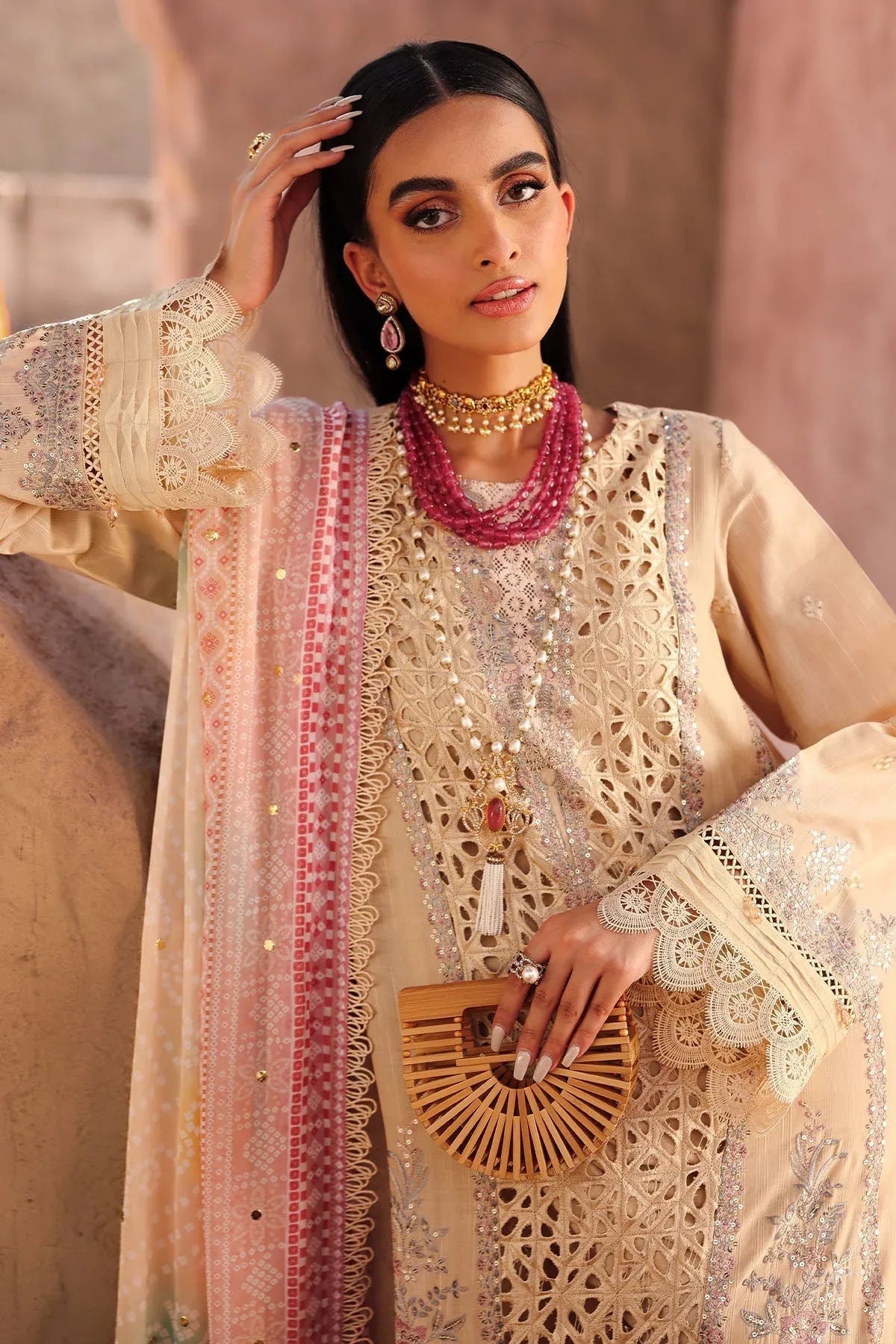 Nureh | Bazaar Lawn | NE-159 - Rang-e-Khaas