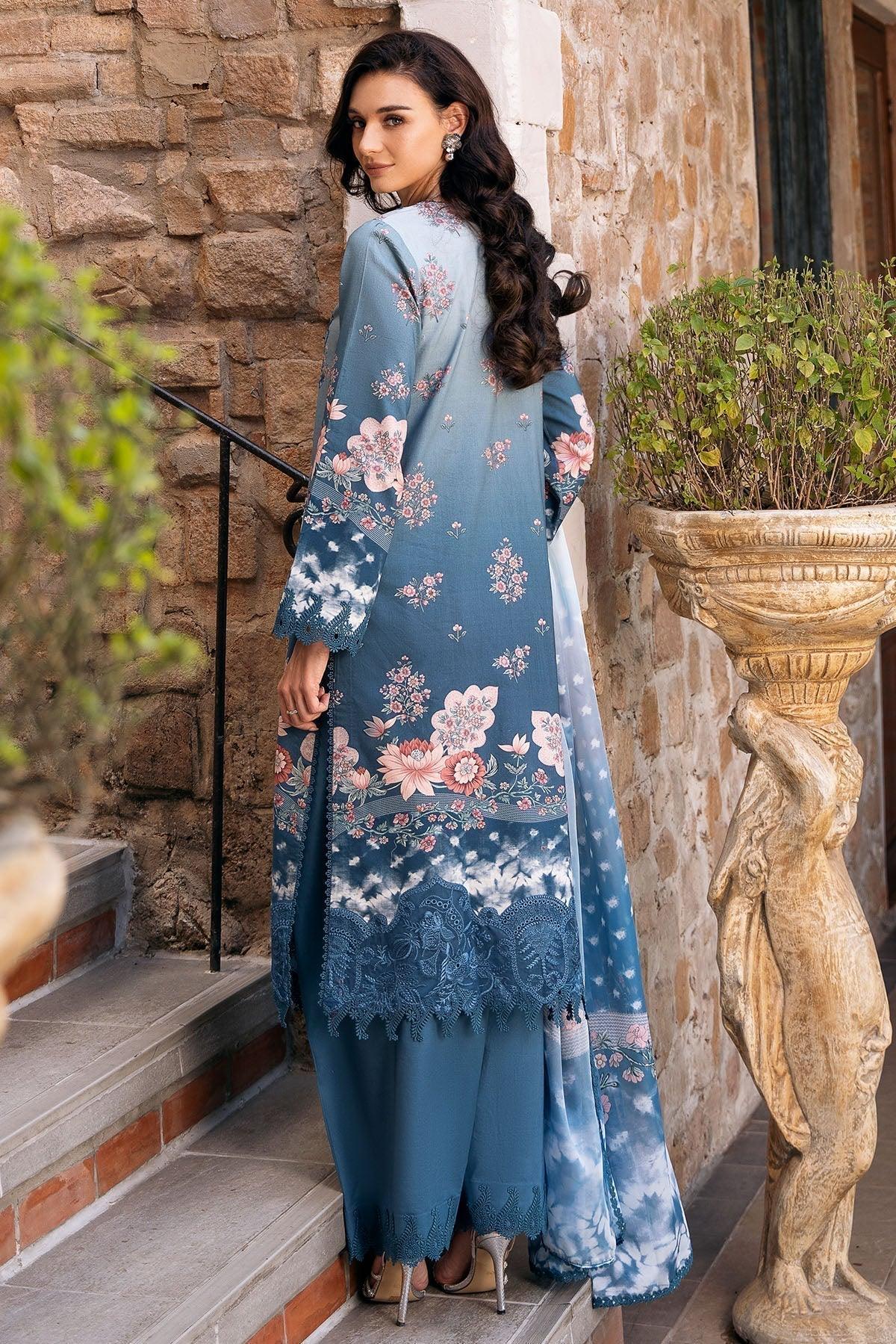 Afrozeh | Damask The Holiday Edit '25 - Lawn| Seraphina A - Rang-e-Khaas