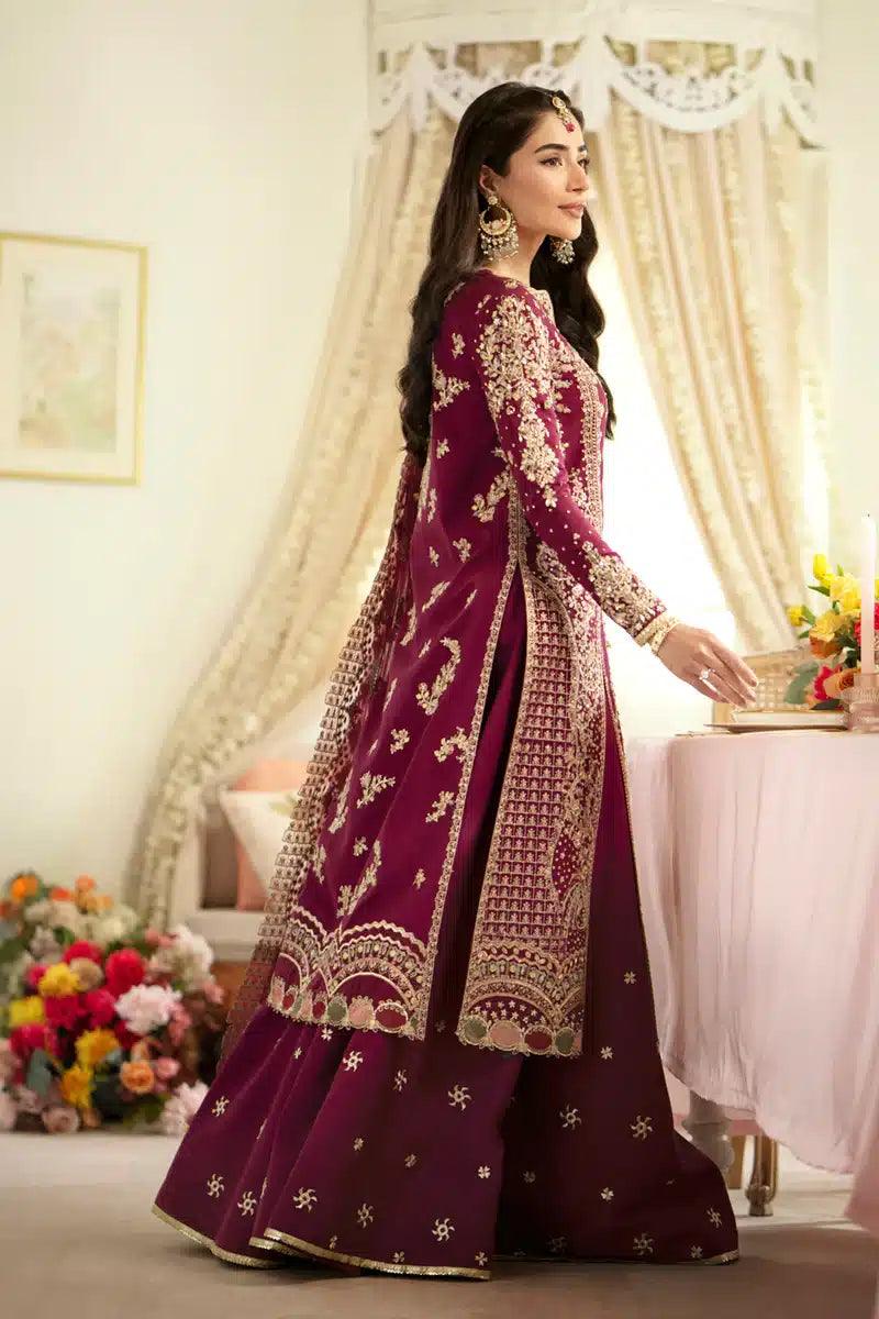 Qalamkar | Dilnaz Wedding Formals | DN-07 ALEENA - Rang-e-Khaas