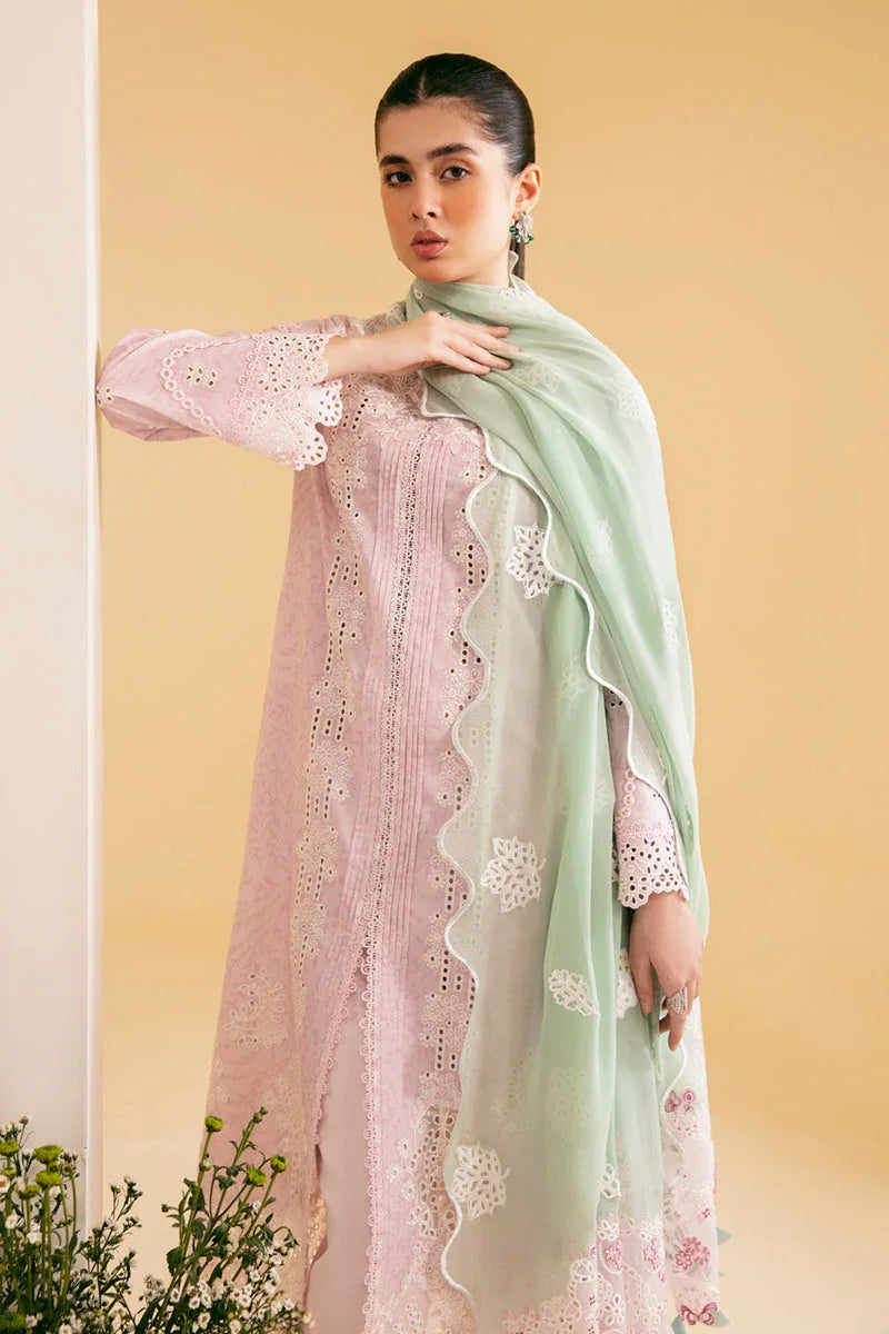 Qalamkar | Qlinekari Luxury Lawn | SQ-02 ASEMA - Rang-e-Khaas