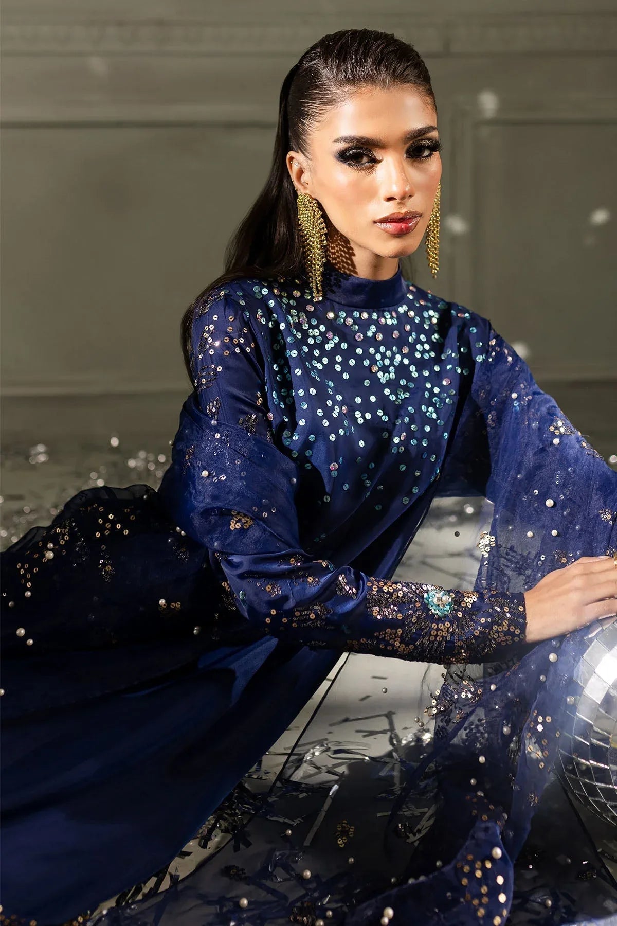 Nureh | Tiny Twinkles | Sunset Sparkle TW-07 - Rang-e-Khaas