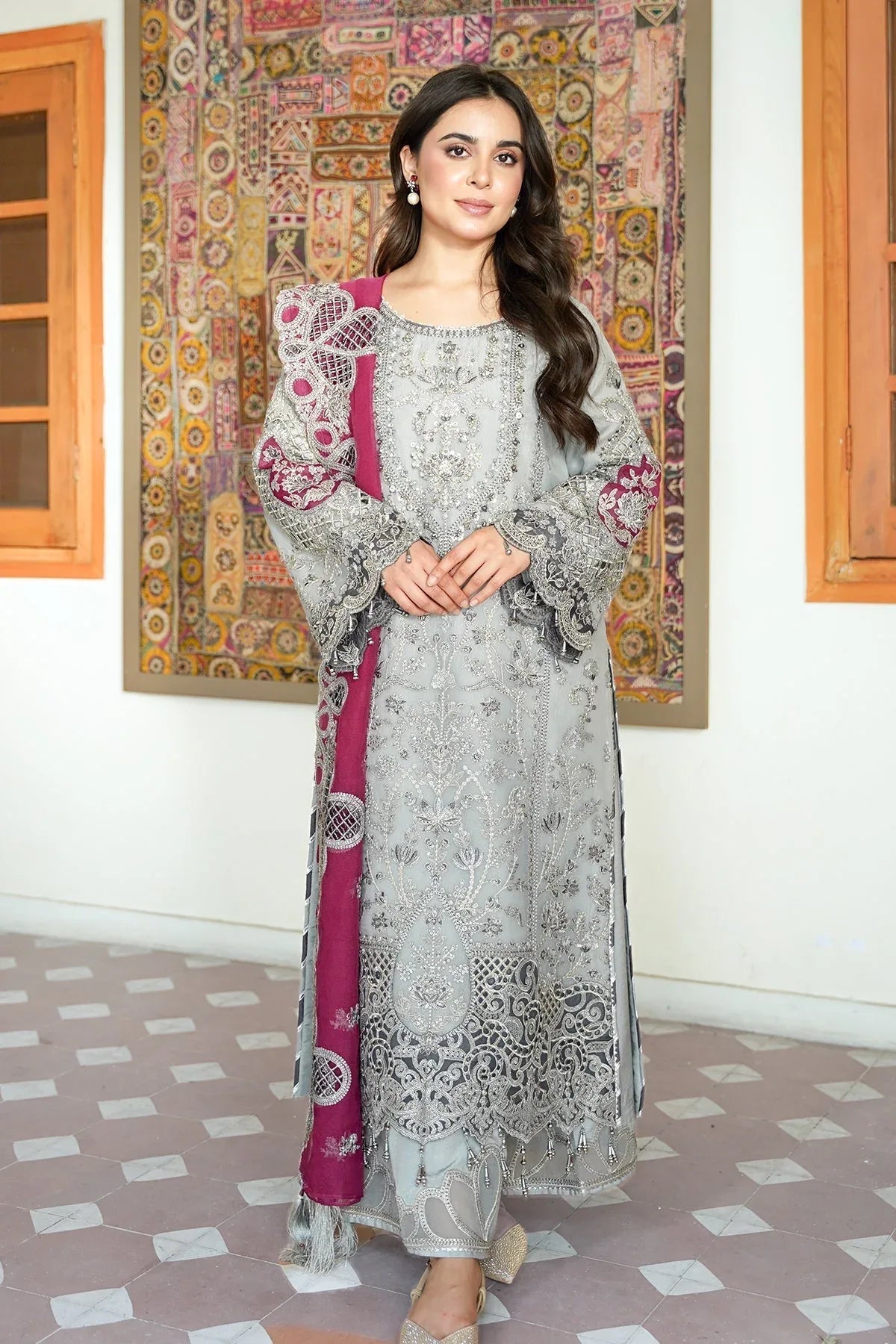 Imrozia Premium | Meeras Luxury Eid 25 | I-228 ZAREEN - Rang-e-Khaas