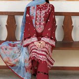 Farasha | Summer weaves | Crimson Glow