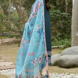 Farasha | Summer weaves| Mist Blue