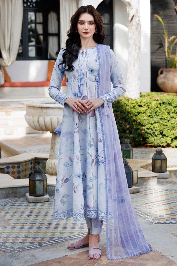 Farasha | Printed Essentials | Sky Breeze - Rang-e-Khaas