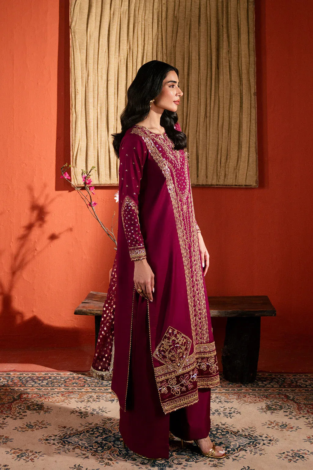 Neeshay | Raw Silk | RTW-RS-01 - Rang-e-Khaas