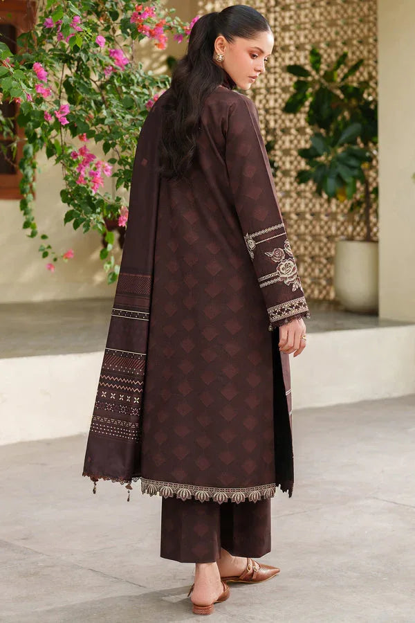 Farasha | Meline Premium Viscose 25 | Autumn Rose - Rang-e-Khaas