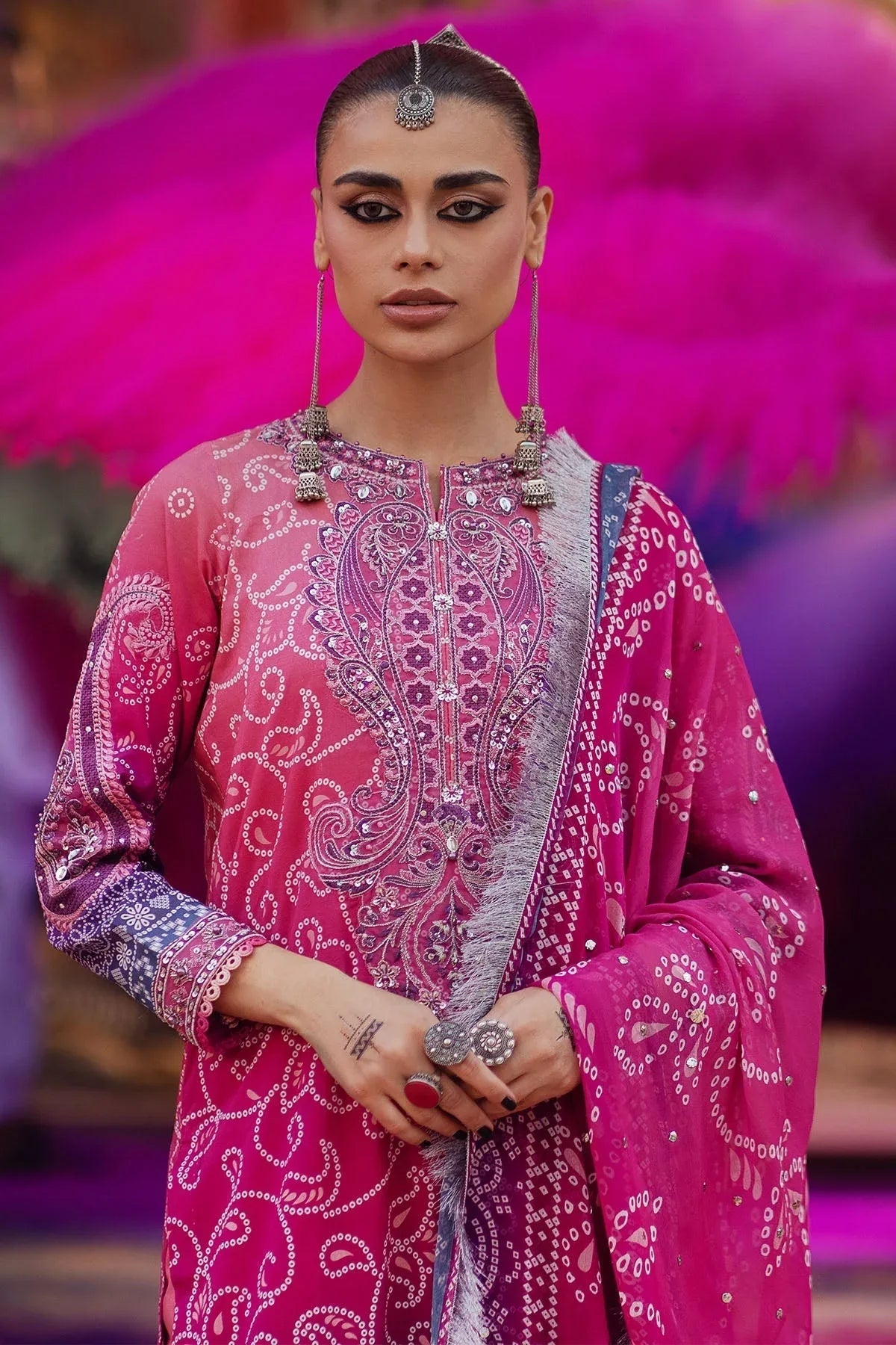 Nureh | Bazaar Lawn | NS-131 - Rang-e-Khaas