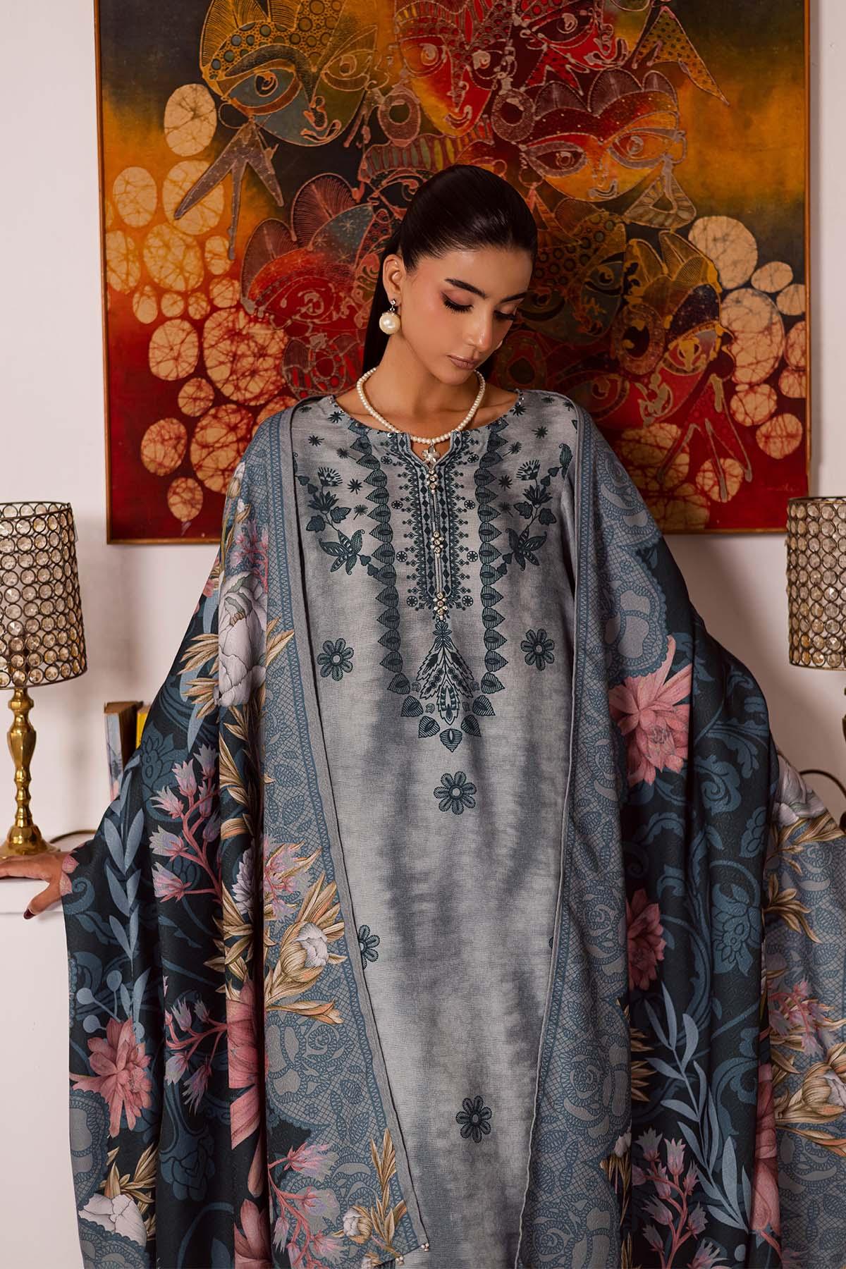 Nureh | Linen Jacquard | SP-193 - Rang-e-Khaas