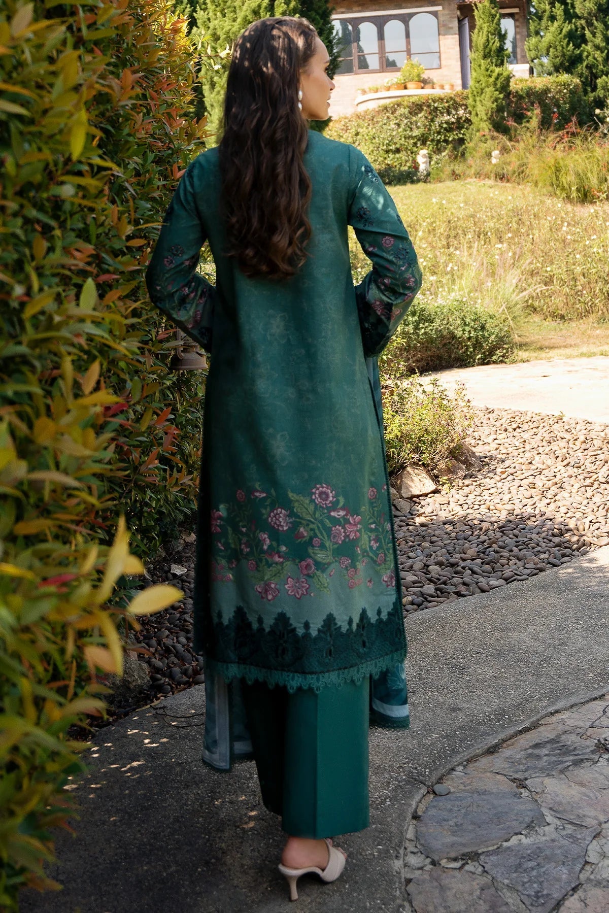 Afrozeh | Damask The Holiday Edit '25 - Lawn | Opaline A