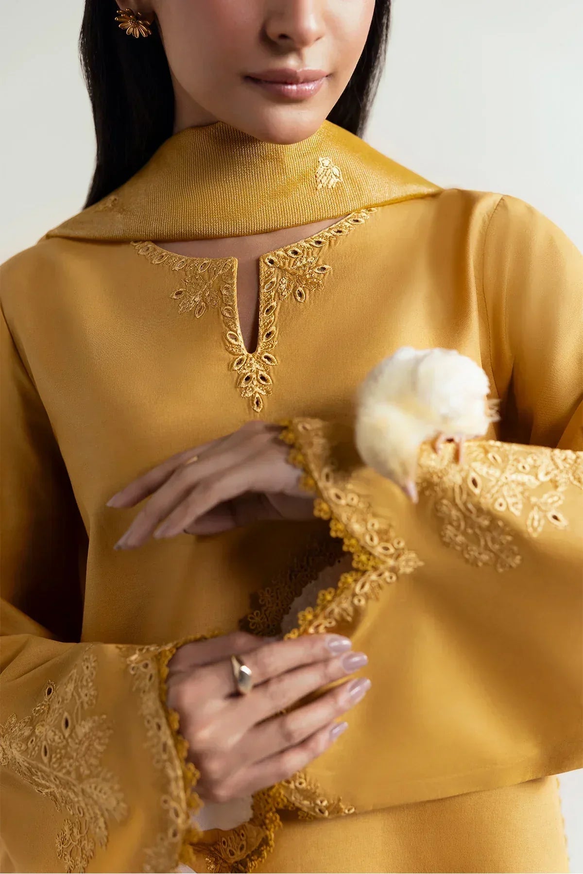 Afrozeh | Basic Pret 25 | Honeydew Hues - Rang-e-Khaas