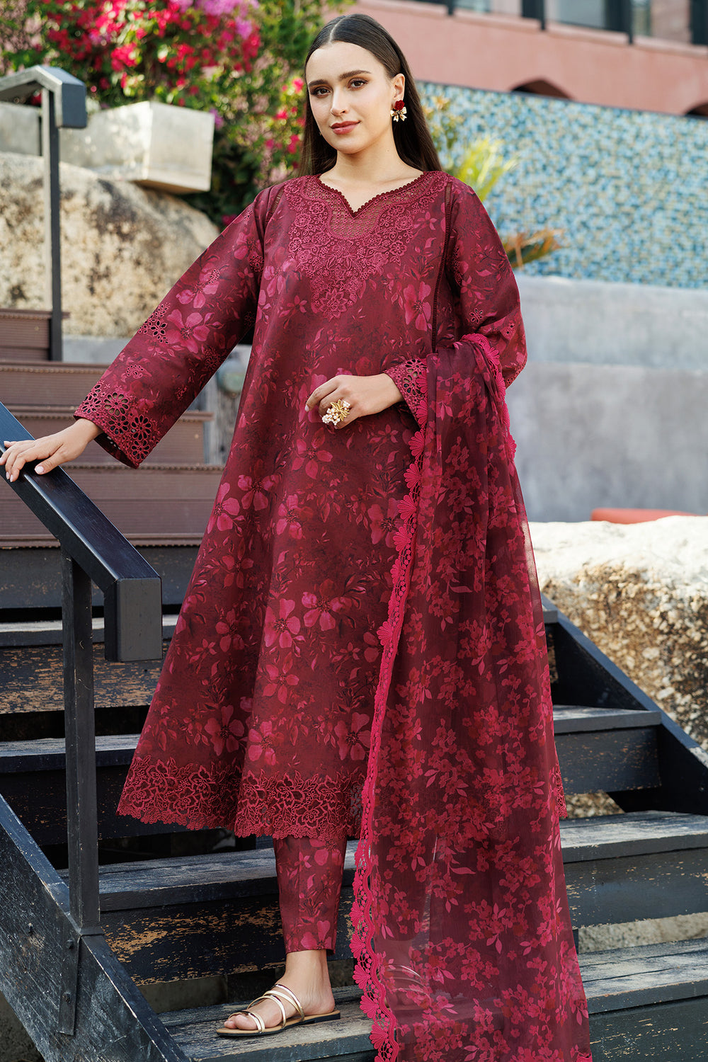 Farasha | Printed Essentials | Merlot Muse