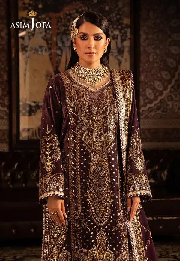 Asim Jofa | Makhmal Wedding Velvet 23 | AJMM-06 - Rang-e-Khaas