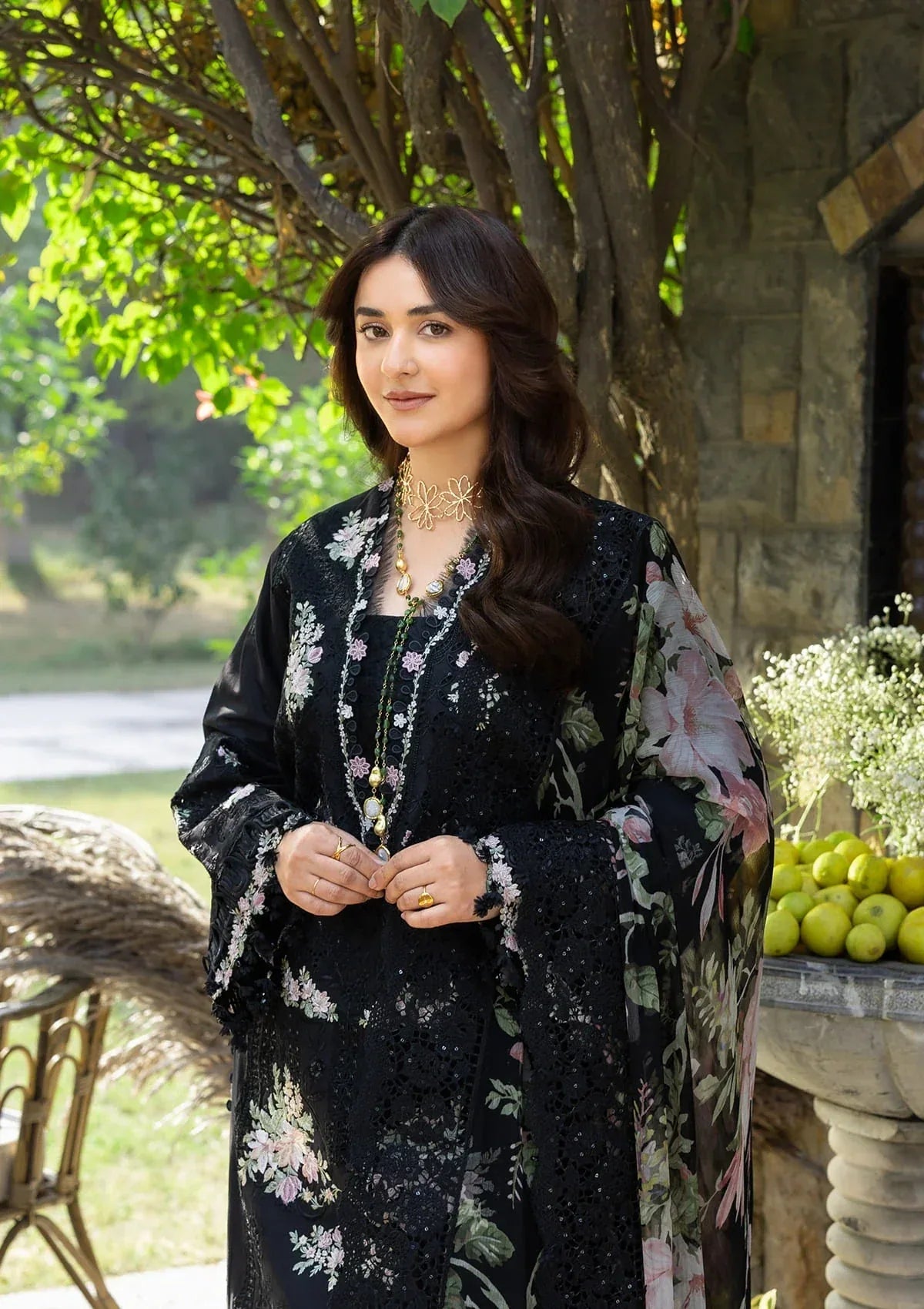 ELY-2B MIDNIGHT BLOSSOM - Rang-e-Khaas