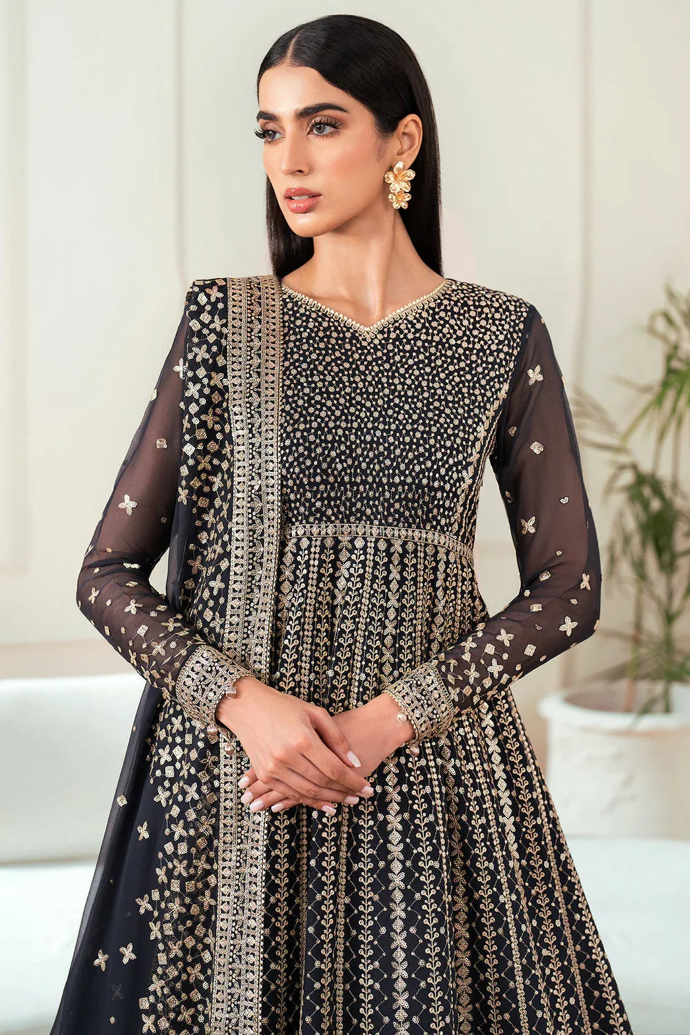 Farasha | Essence Formals 25 | Midnight Navy - Rang-e-Khaas
