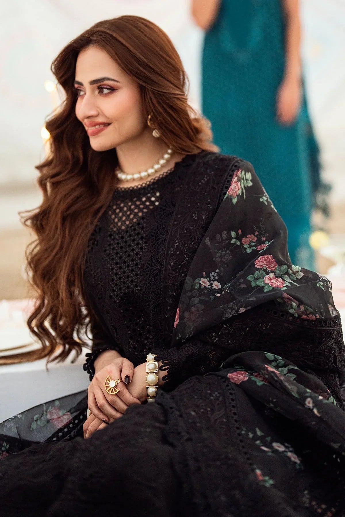 Nureh | Khuwab Luxury Lawn | NE-151 - Rang-e-Khaas