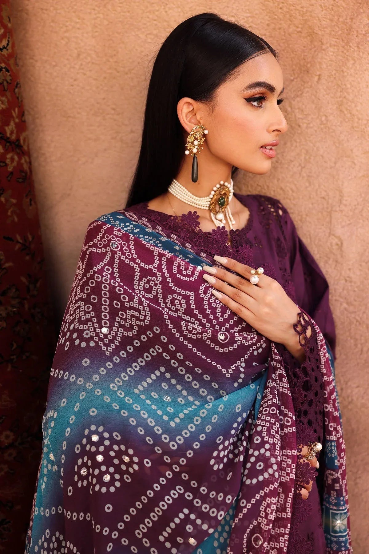 Nureh | Bazaar Lawn | NE-161 - Rang-e-Khaas