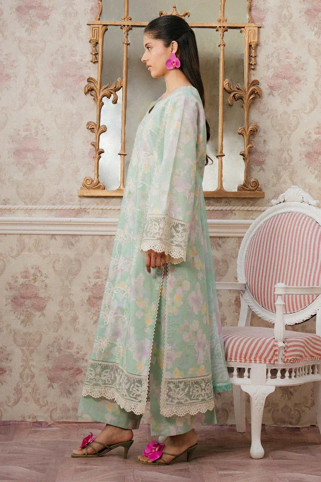 Ayzel | Armelia Printed Lawn 25 | Liora - Rang-e-Khaas
