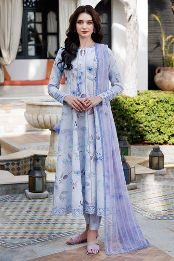 Farasha | Printed Essentials | Sky Breeze - Rang-e-Khaas