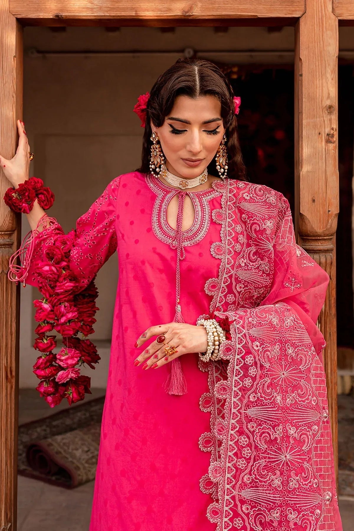 Nureh | Lawn Jacquard | NS-73 - Rang-e-Khaas