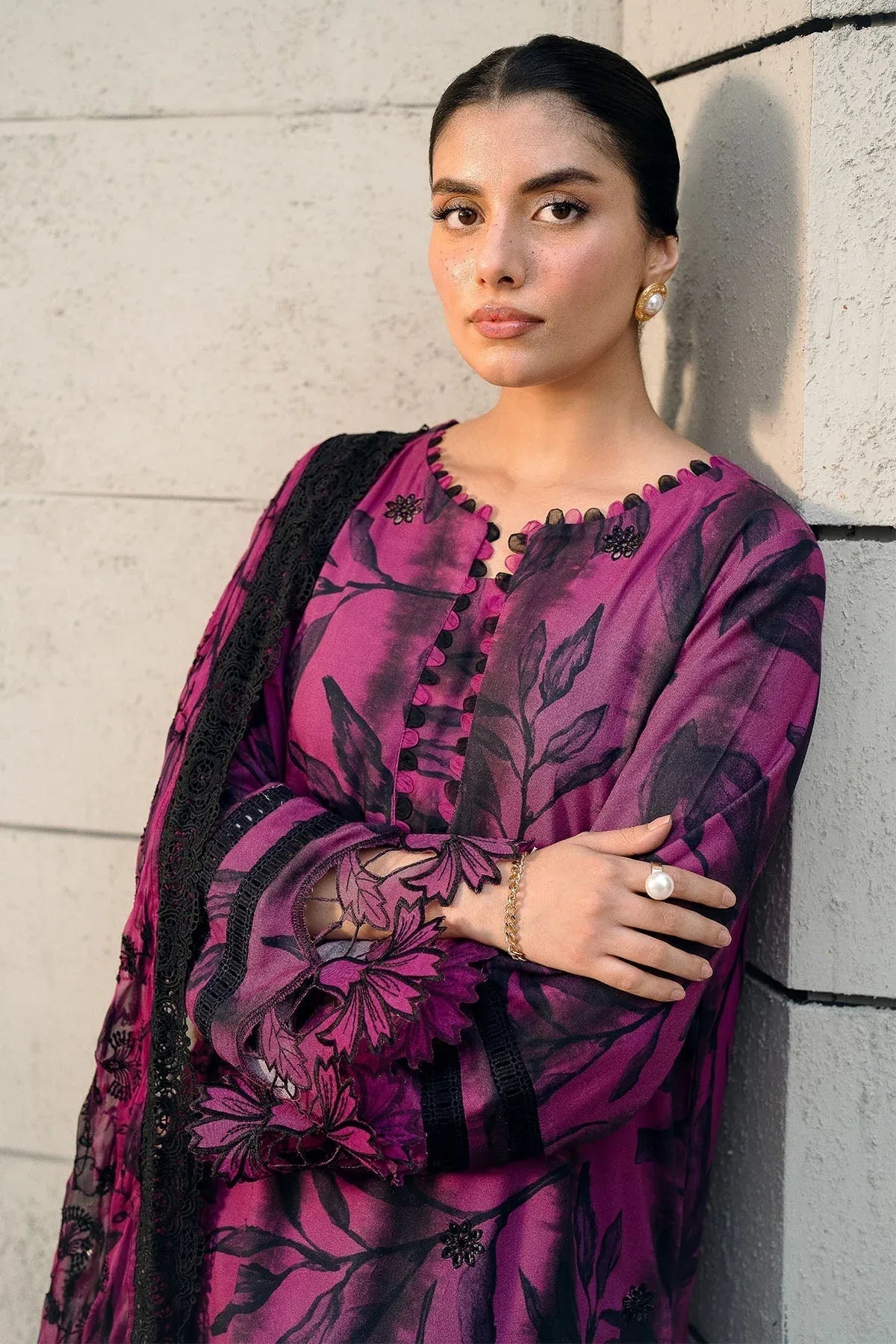 Nureh | Glam Girl Lawn | GL-23 - Rang-e-Khaas