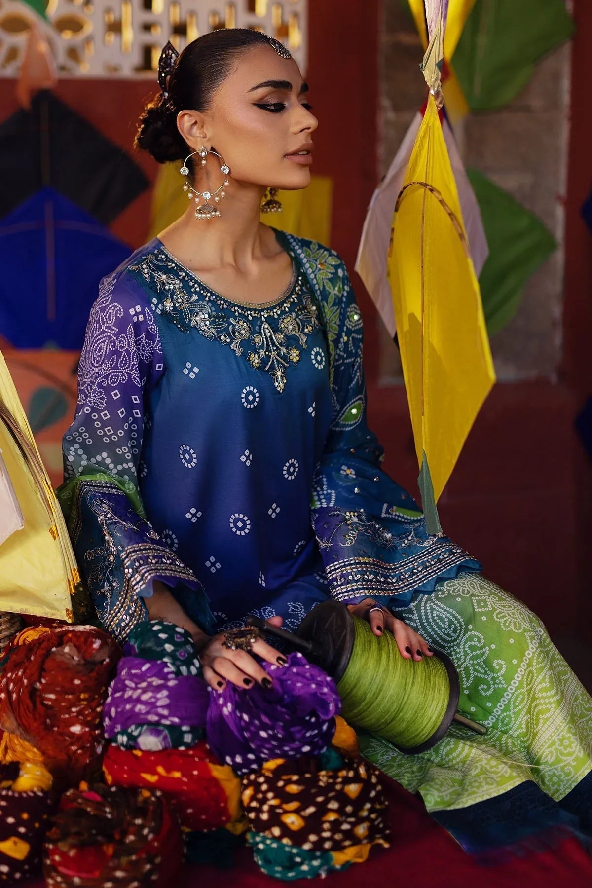 Nureh | Bazaar Lawn | NS-133 - Rang-e-Khaas