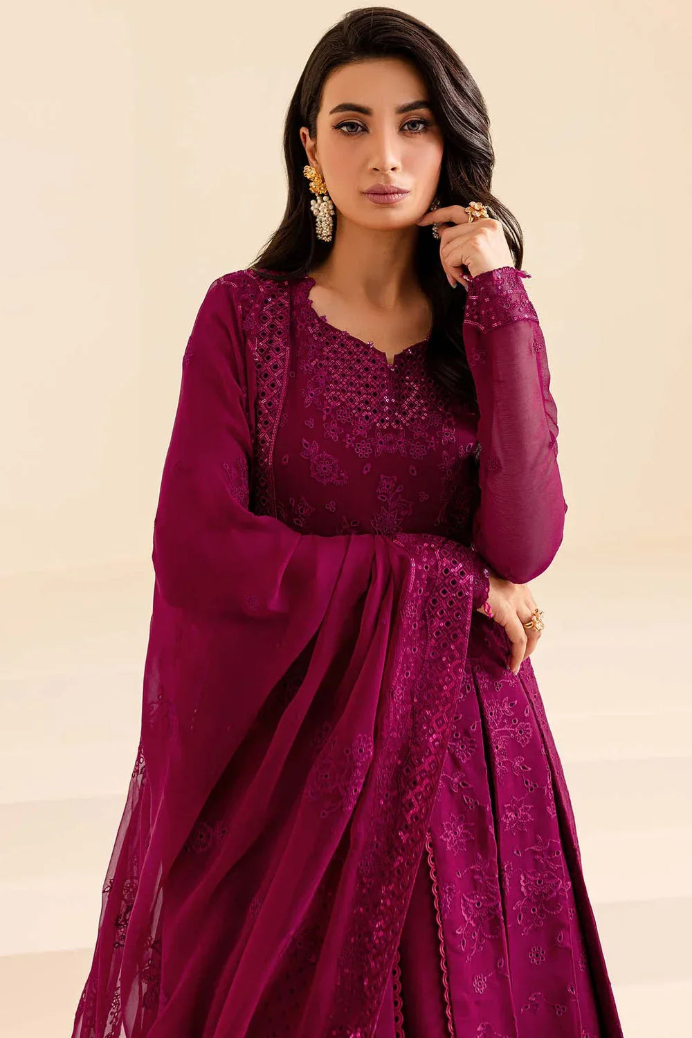 Farasha | Lumiere Formals | Mystic Mauve - Rang-e-Khaas