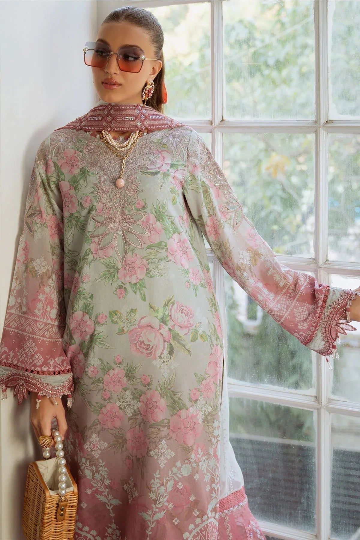 Nureh | Maya Swiss Lawn | NS-147 - Rang-e-Khaas