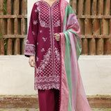 Farasha | Summer weaves| Satin Ruby